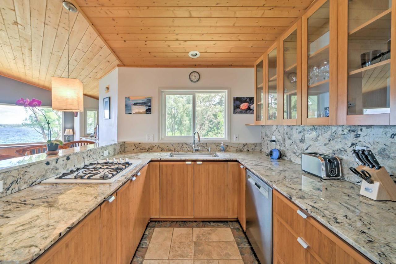 Direct Oceanfront, Big Island Home Keaau Exterior foto