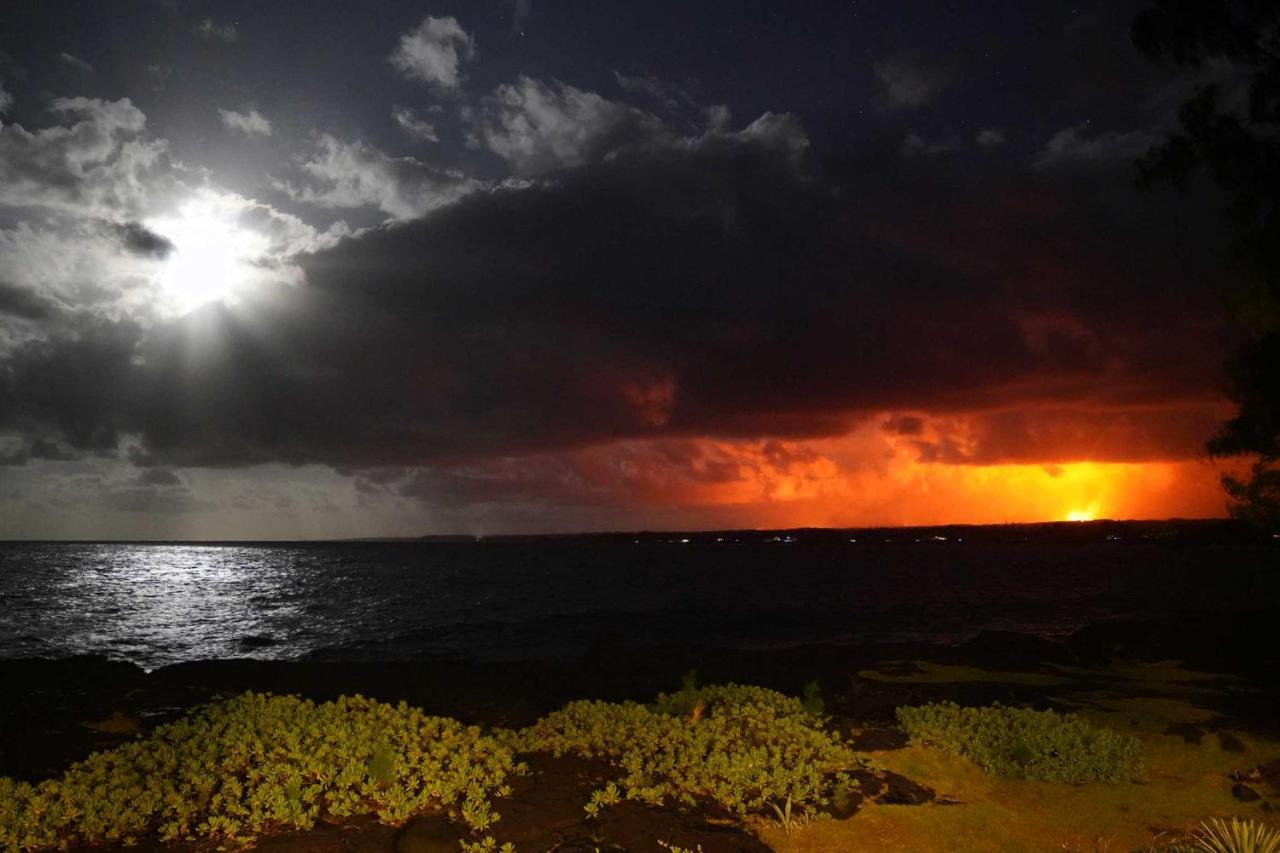 Direct Oceanfront, Big Island Home Keaau Exterior foto